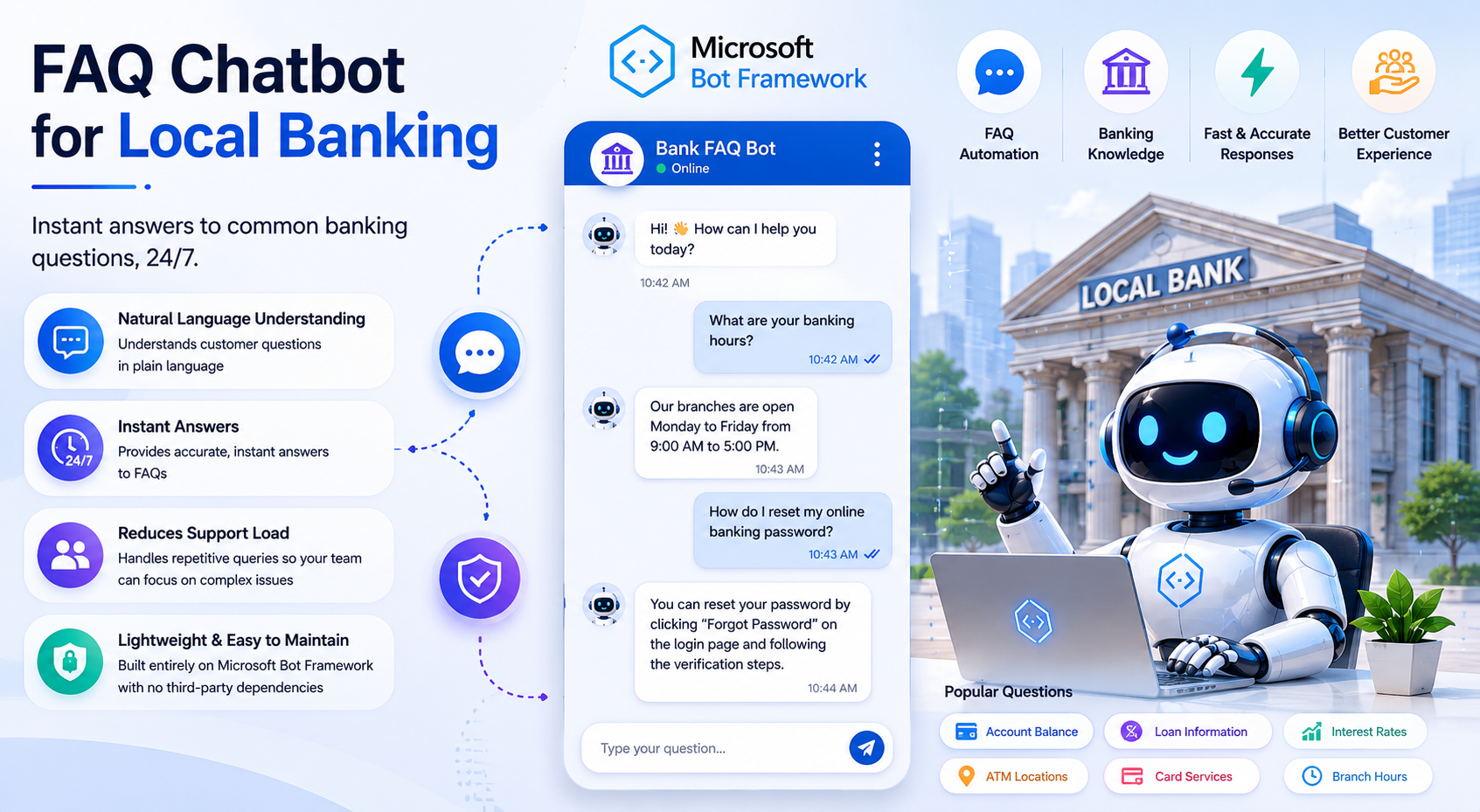 FAQ Chatbot for Local Banking