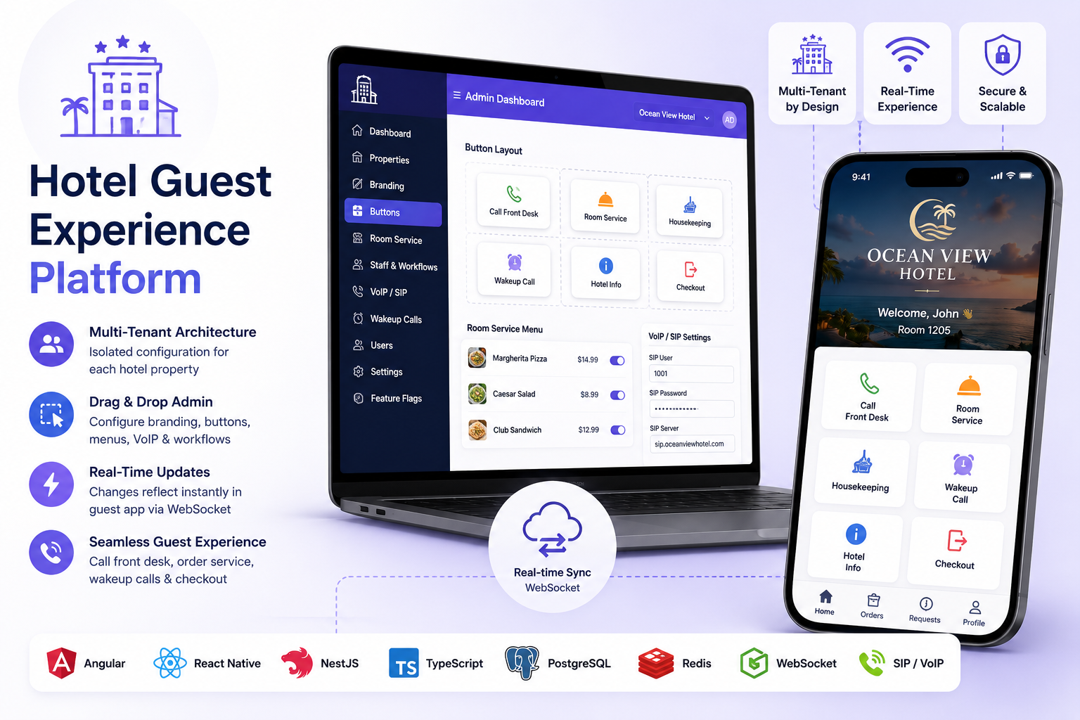 Multi-Tenant Hotel Platform